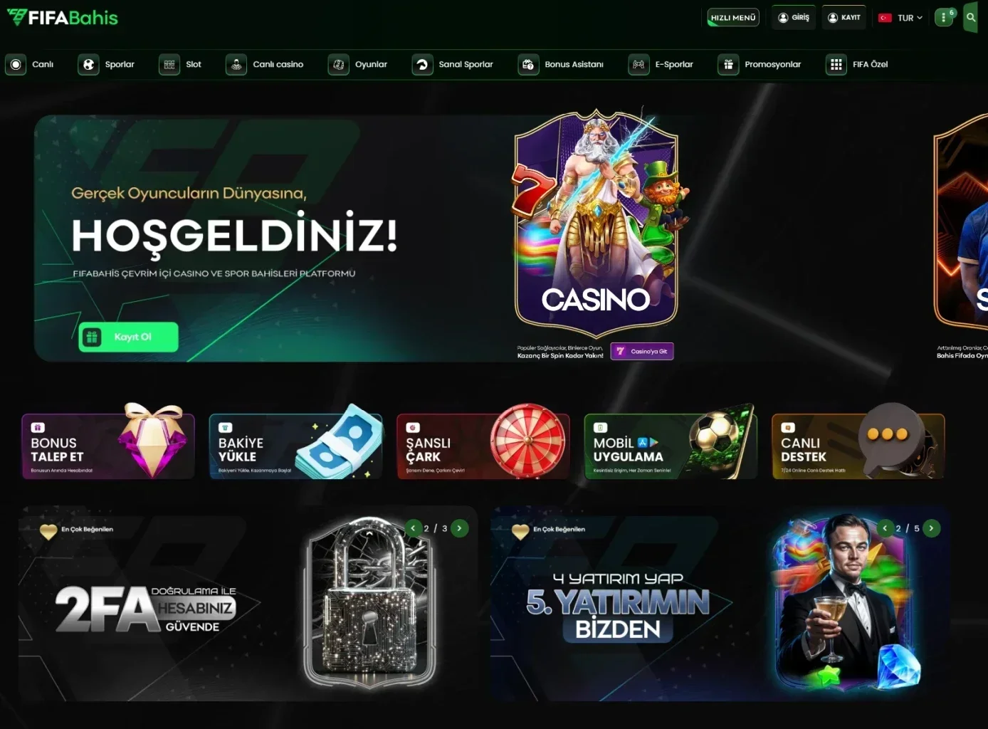 Fifa Bahis ekran görüntüsü